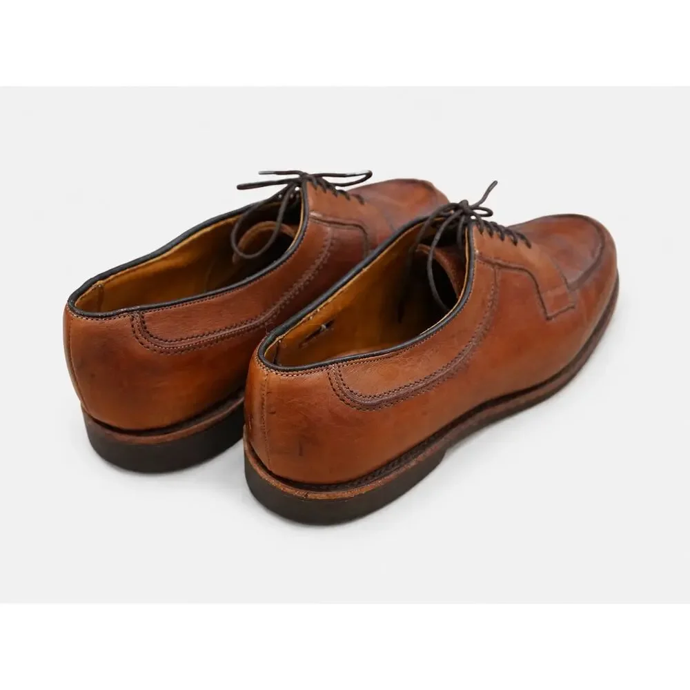 Allen Edmonds Stockbridge Chili Leather Split Toe Derby SIZE 9.5 D 3754
